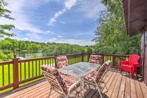 Lakefront Tomahawk Cabin with Boat Dock and Deck